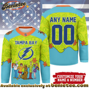 Tampa Bay Lightning Premium NHL Scooby Doo Hockey Jersey