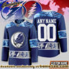 Tampa Bay Lightning Premium NHL Tie-Dye Skull Hockey Jersey