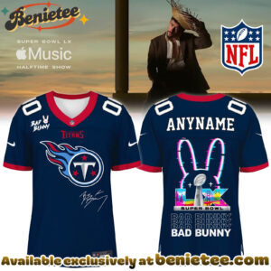Tennessee Titans x Bad Bunny Super Bowl Football Jersey Limited Edition