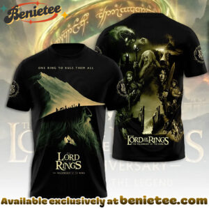 The Lord of the Rings 25th Anniversary 3D Apparel Tshirt, Sweatshirt, Hoodie - Ver 19