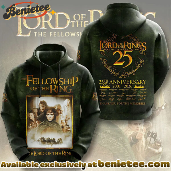 The Lord of the Rings 25th Anniversary 3D Apparel Tshirt, Sweatshirt, Hoodie - Ver 16