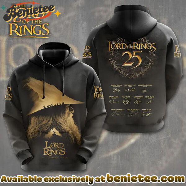 The Lord of the Rings 25th Anniversary 3D Apparel Tshirt, Sweatshirt, Hoodie - Ver 15