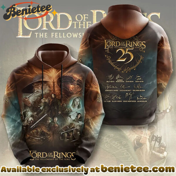 The Lord of the Rings 25th Anniversary 3D Apparel Tshirt, Sweatshirt, Hoodie - Ver 17