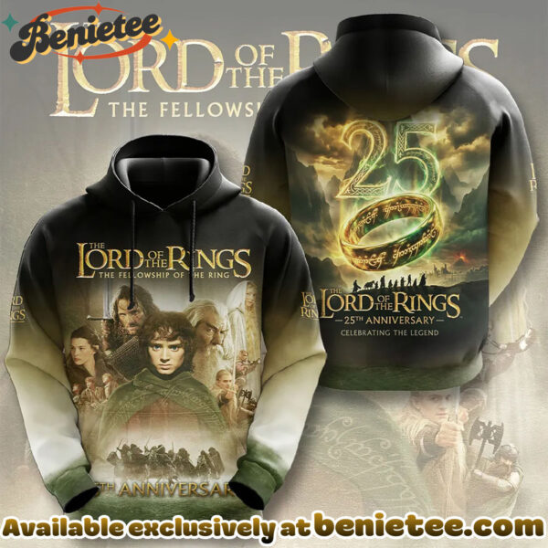 The Lord of the Rings 25th Anniversary 3D Apparel Tshirt, Sweatshirt, Hoodie - Ver 5