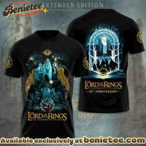 The Lord of the Rings 25th Anniversary 3D Apparel Tshirt, Sweatshirt, Hoodie - Ver 18