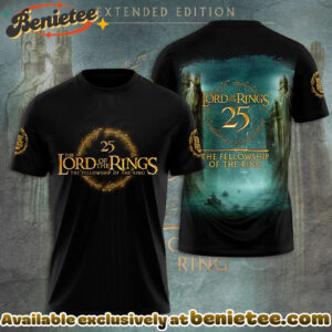 The Lord of the Rings 25th Anniversary 3D Apparel Tshirt, Sweatshirt, Hoodie - Ver 8