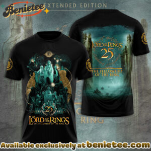 The Lord of the Rings 25th Anniversary 3D Apparel Tshirt, Sweatshirt, Hoodie - Ver 11