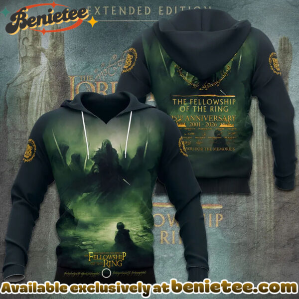 The Lord of the Rings 25th Anniversary 3D Apparel Tshirt, Sweatshirt, Hoodie - Ver 12