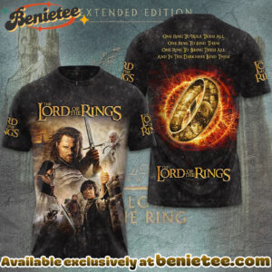 The Lord of the Rings 25th Anniversary 3D Apparel Tshirt, Sweatshirt, Hoodie - Ver 27