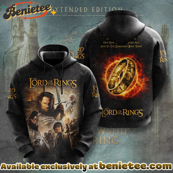 The Lord of the Rings 25th Anniversary 3D Apparel Tshirt, Sweatshirt, Hoodie - Ver 27