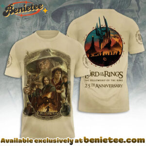 The Lord of the Rings 25th Anniversary 3D Apparel Tshirt, Sweatshirt, Hoodie - Ver 22
