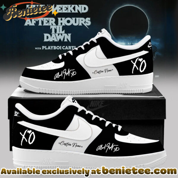 The Weeknd After Hours Till Dawn Tour Air Force 1 - Ver 4