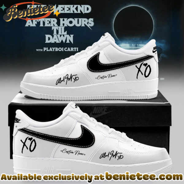 The Weeknd After Hours Till Dawn Tour Air Force 1