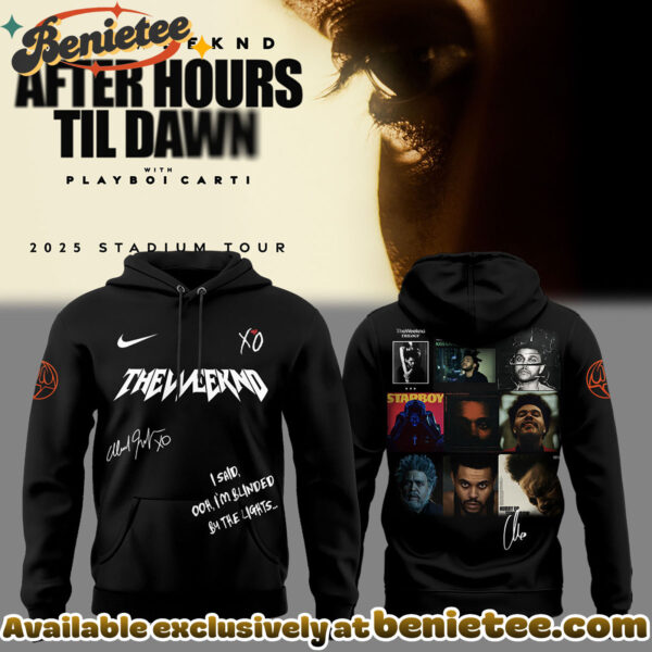 The Weeknd After Hours Till Dawn Tour Hoodie, T-shirt, Sweatshirt - Ver 2