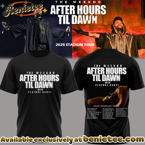 The Weeknd After Hours Till Dawn Tour TShirt, Hoodie,Sweatshirt - Ver 8