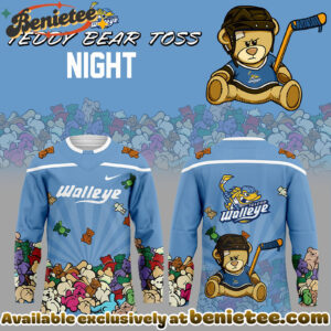Toledo Walleye x Teddy Bear Toss Night Hockey Jersey, ALL Team NHL