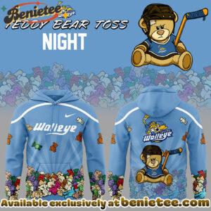 Toledo Walleye x Teddy Bear Toss Night Hoodie, Shirt, Sweatshirt, All Team NHL