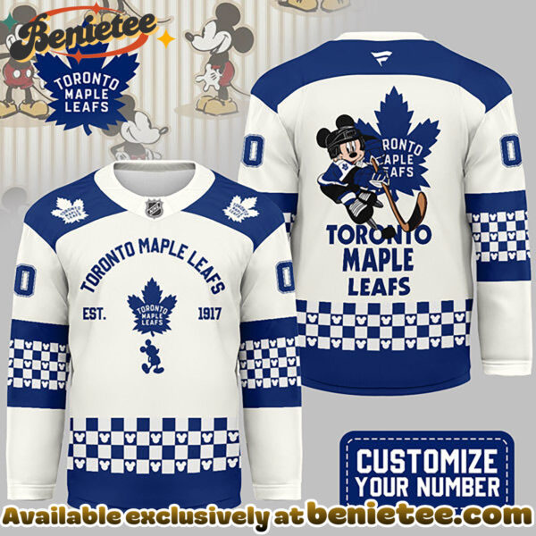 Toronto Maple Leafs Premium NHL Disney Game Day Hockey Jersey