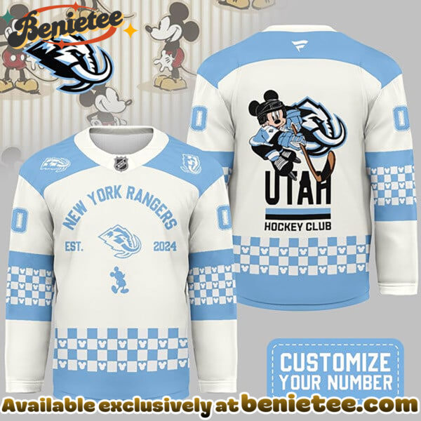 Utah Hockey Club Premium NHL Disney Game Day Hockey Jersey