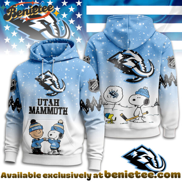 Utah Mammoth Premium NHL Peanuts Hoodie, Tshirt, Sweatshirt