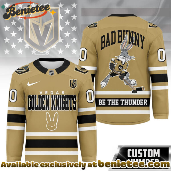 Vegas Golden Knights Premium NHL Bad Bunny Hockey Jersey NY