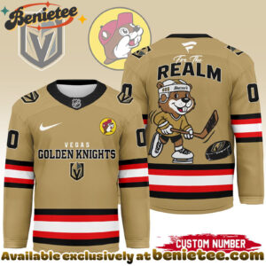 Vegas Golden Knights Premium NHL Bucees Personalized Hockey Jersey