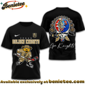 Vegas Golden Knights Premium NHL Deadhead 3D Shirt