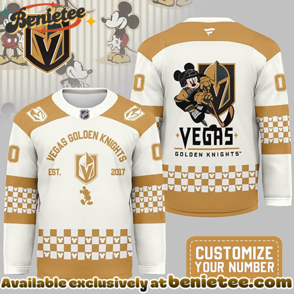 Vegas Golden Knights Premium NHL Disney Game Day Hockey Jersey