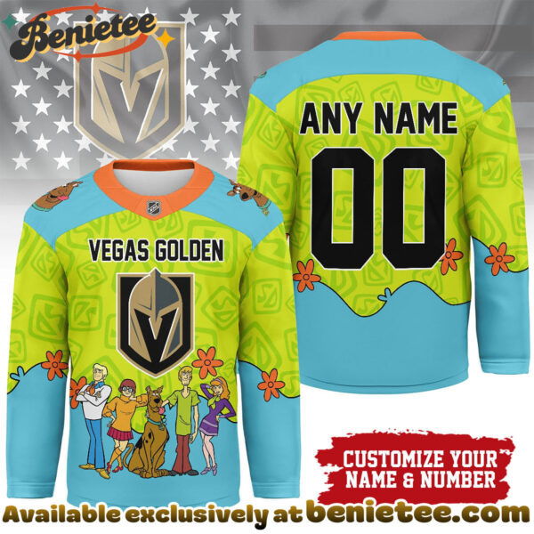 Vegas Golden Knights Premium NHL Scooby Doo Hockey Jersey