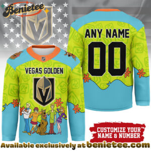 Vegas Golden Knights Premium NHL Scooby Doo Hockey Jersey