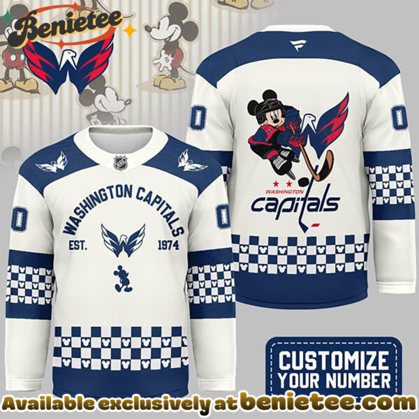 Washington Capitals Premium NHL Disney Game Day Hockey Jersey