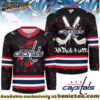 Washington Capitals Premium NHL Graffiti My Team 4 Life Hockey Jersey