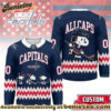 Washington Capitals Premium NHL Snoopy Personalized Hockey Jersey