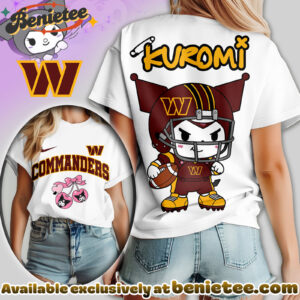 Washington Commanders Premium NFL Kuromi Women Shirt