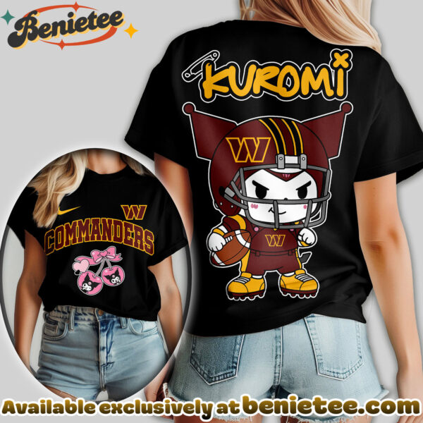 Washington Commanders Premium NFL Kuromi Women Shirt