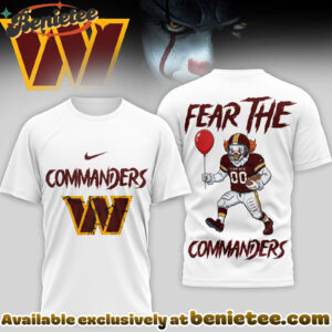Washington Commanders Premium NFL Pennywise 3D Shirt