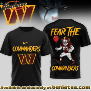 Washington Commanders Premium NFL Pennywise 3D Shirt