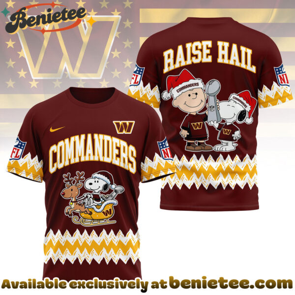 Washington Commanders Premium NFL Snoopy Super Bowl Holiday 3D Shirt, Hoodie, Sweatshirt