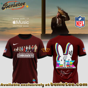 Washington Commanders x Bad Bunny Super Bowl Limited Edition Tshirt, Sweatshirt, Hoodie