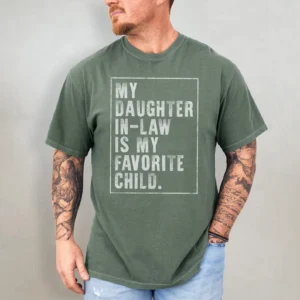Daughter In Law Shirt - Dad Comfort Colors Gift For Father In Law, Funny Fathers Day Gift From Daughter-In-Law