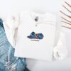 Embroidered Overstimulated Stitch Sweatshirt, Funny Stitch Sweatshirt, Disney Embroidered Hoodie, Anxiety Sweatshirt, Mental Health Sweater