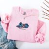 Embroidered Overstimulated Stitch Sweatshirt, Funny Stitch Sweatshirt, Disney Embroidered Hoodie, Anxiety Sweatshirt, Mental Health Sweater
