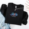 Embroidered Overstimulated Stitch Sweatshirt, Funny Stitch Sweatshirt, Disney Embroidered Hoodie, Anxiety Sweatshirt, Mental Health Sweater