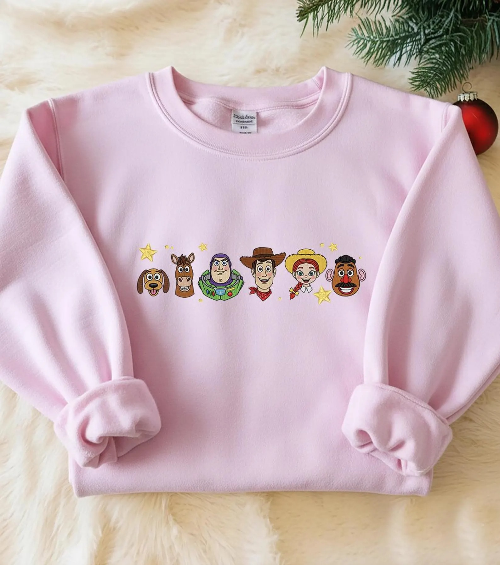 EMBROIDERED Toy Story Sweatshirt, Disney Toy Story Characters Sweater, Matching Disney Outfits, Disney Holiday Matching Sweatshirt