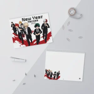 My Hero Academia 2026 Calendar Anime Theme Wall Decor Gift