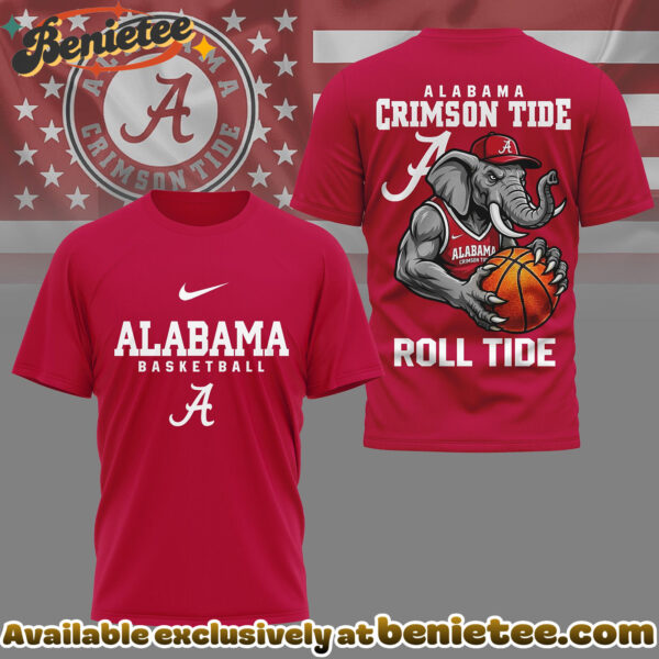 Alabama Crimson Tide Premium NCAA GameDay Basketball 3D Shirt