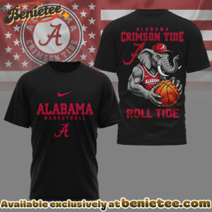 Alabama Crimson Tide Premium NCAA GameDay Basketball 3D Shirt