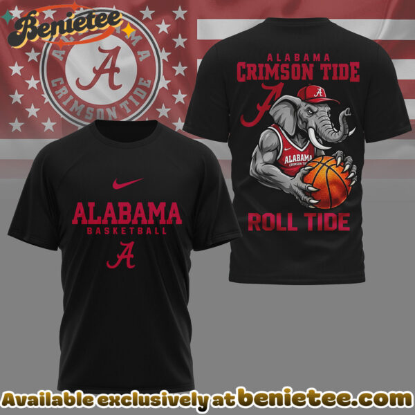 Alabama Crimson Tide Premium NCAA GameDay Basketball 3D Shirt
