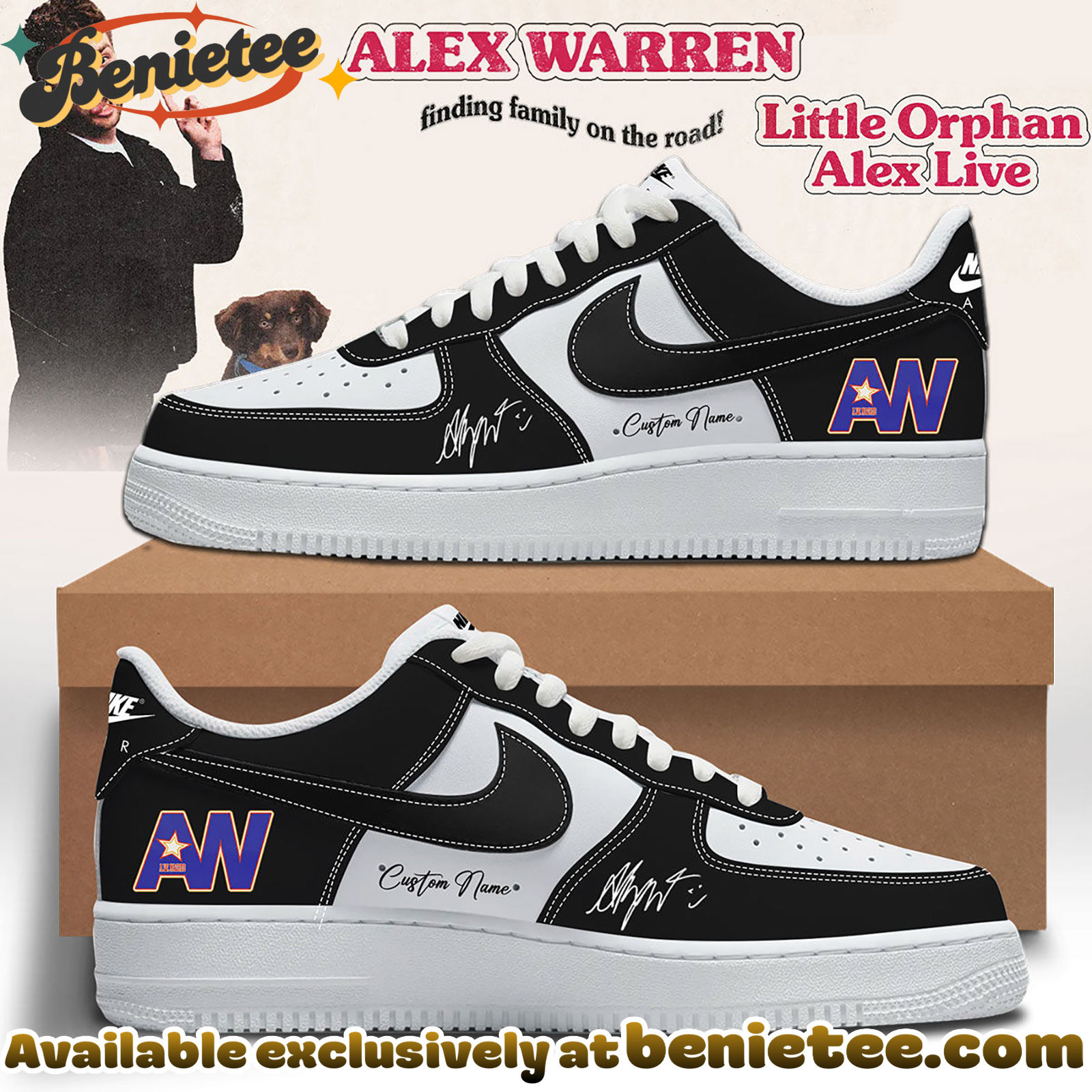 Alex Warrens Little Orphan Alex Tour Shoes Air Force 1 - Ver 6