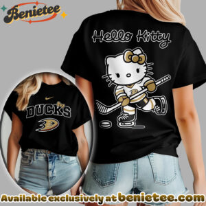 Anaheim Ducks Premium NHL Hello Kitty Womens Shirt